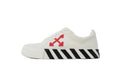 Off-White Vulc Low White Red Canvas Sneakers
