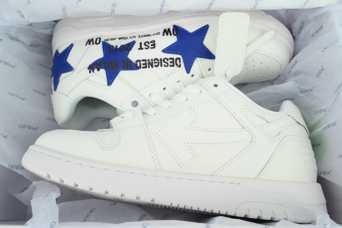 Off-White Out Of Office Low-Top Sneakers White Blue