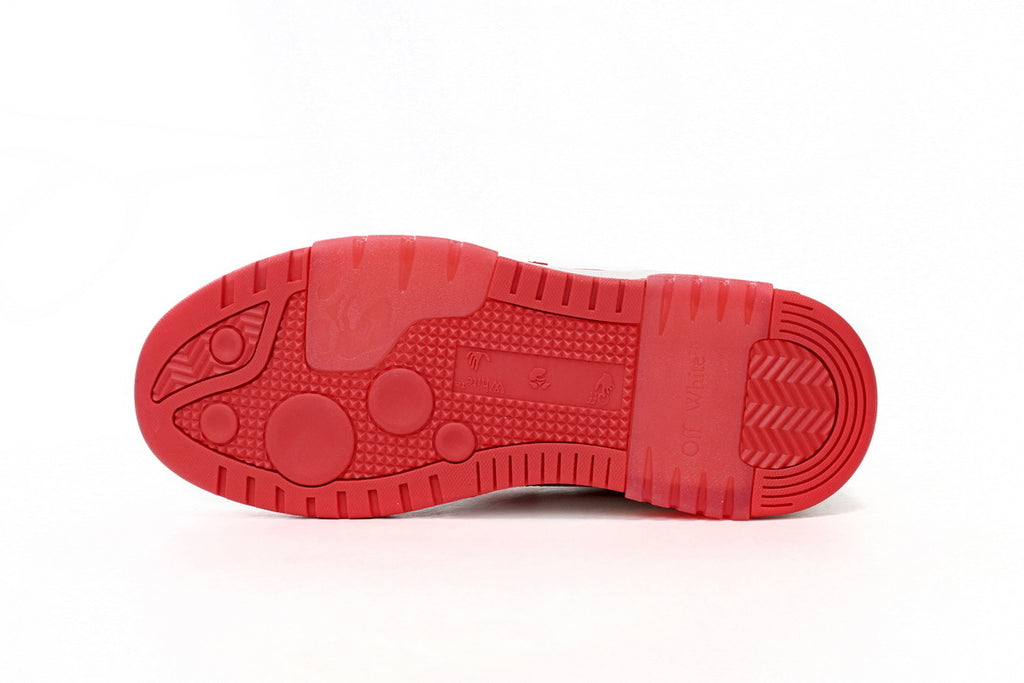 OFF-WHITE Out of Office White/Red Sneakers