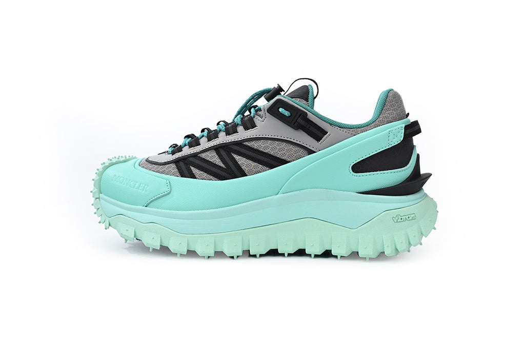 Moncler Trailgrip Light Green Dark Gray Sneakers