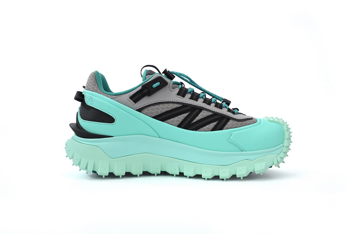 Moncler Trailgrip Light Green Dark Gray Sneakers