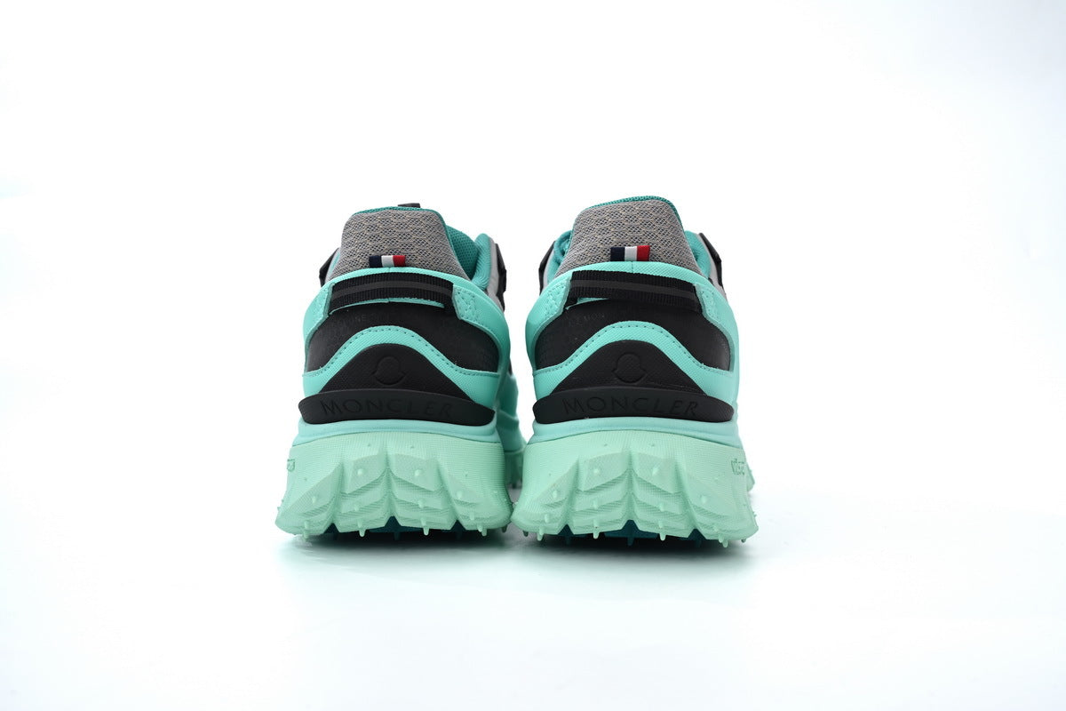 Moncler Trailgrip Light Green Dark Gray Sneakers