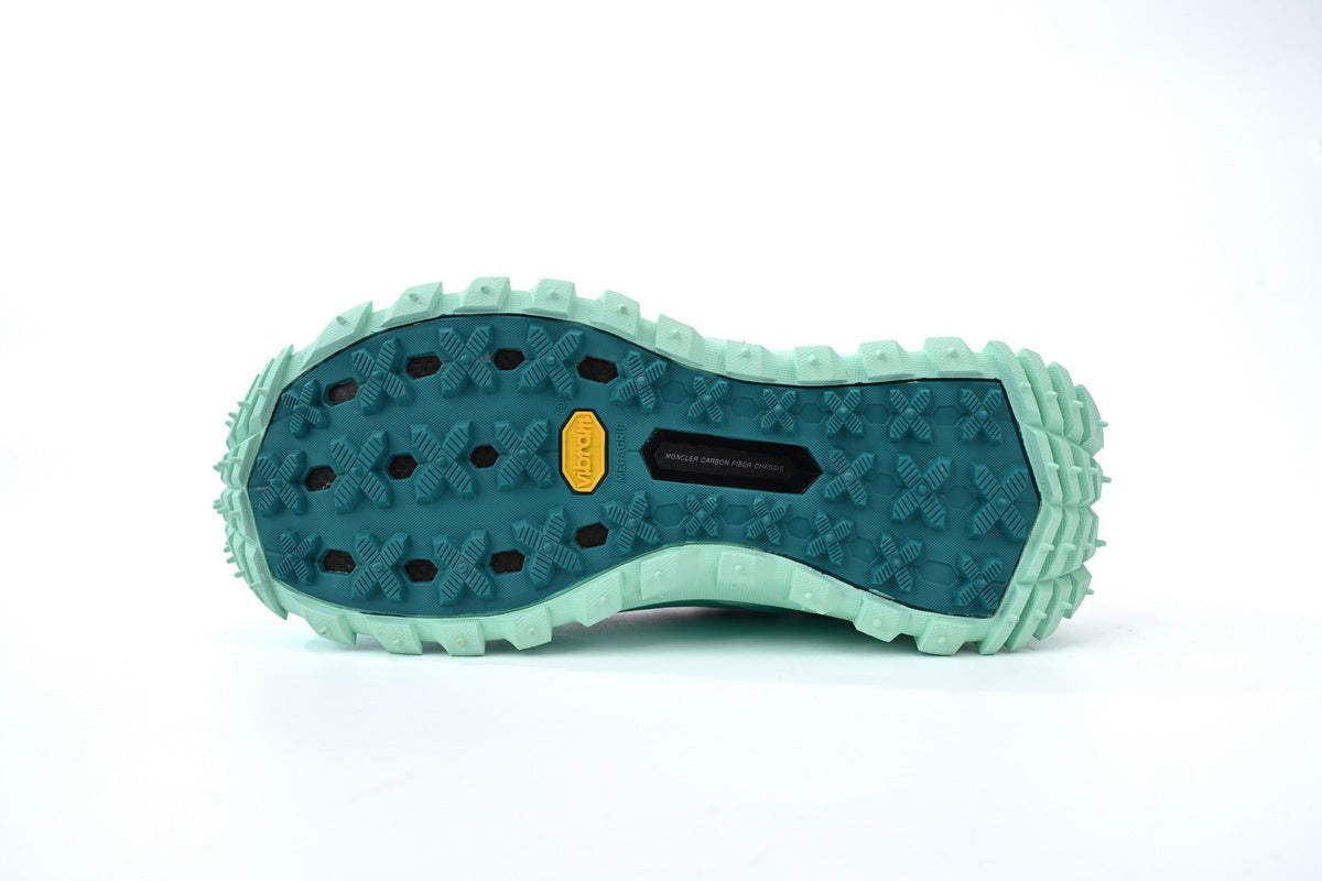 Moncler Trailgrip Light Green Dark Gray Sneakers