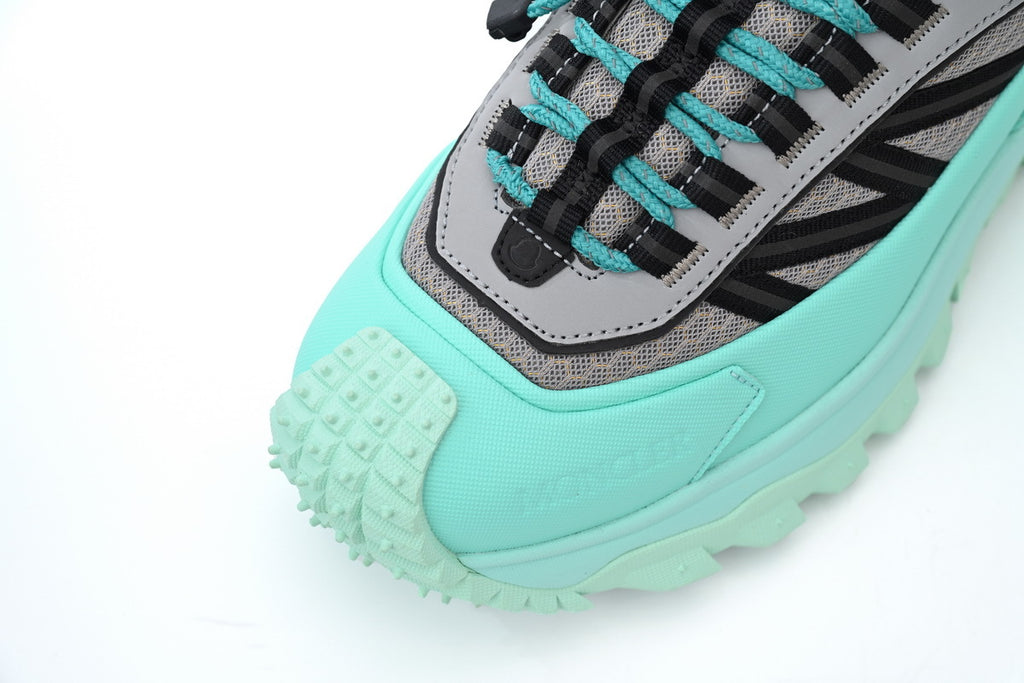 Moncler Trailgrip Light Green Dark Gray Sneakers