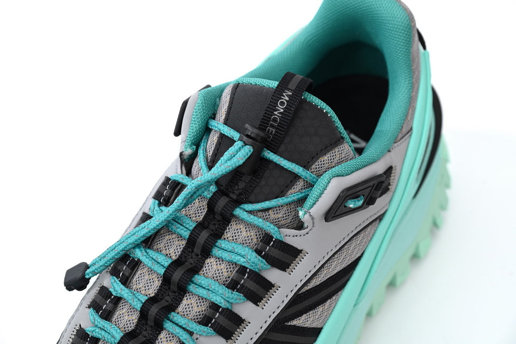 Moncler Trailgrip Light Green Dark Gray Sneakers