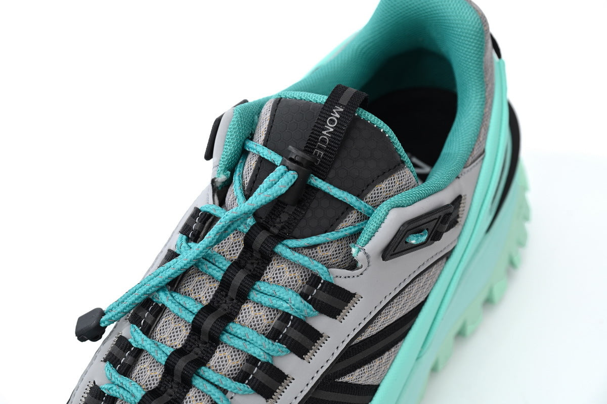 Moncler Trailgrip Light Green Dark Gray Sneakers
