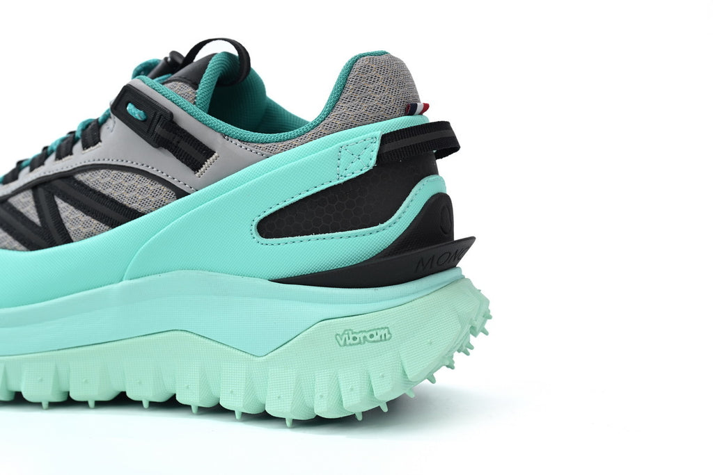 Moncler Trailgrip Light Green Dark Gray Sneakers