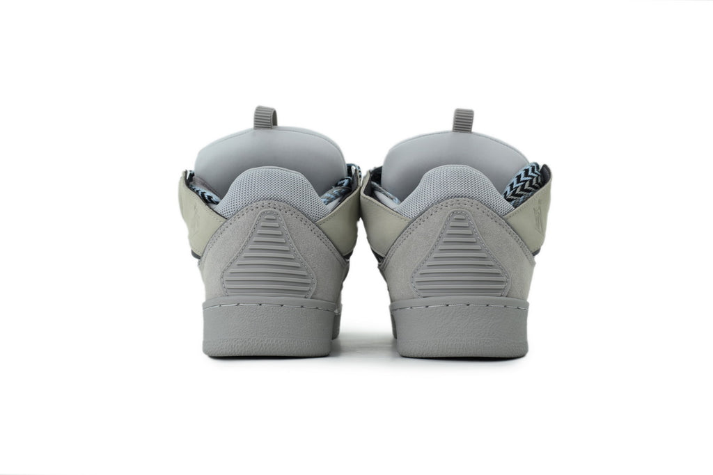 Lanvin Curb Low-Top Sneakers – Light Gray