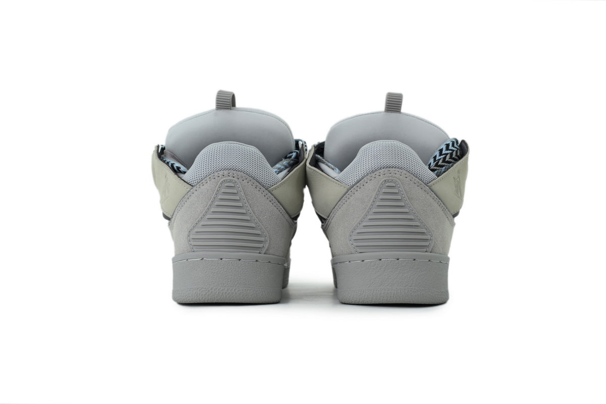 Lanvin Curb Low-Top Sneakers – Light Gray