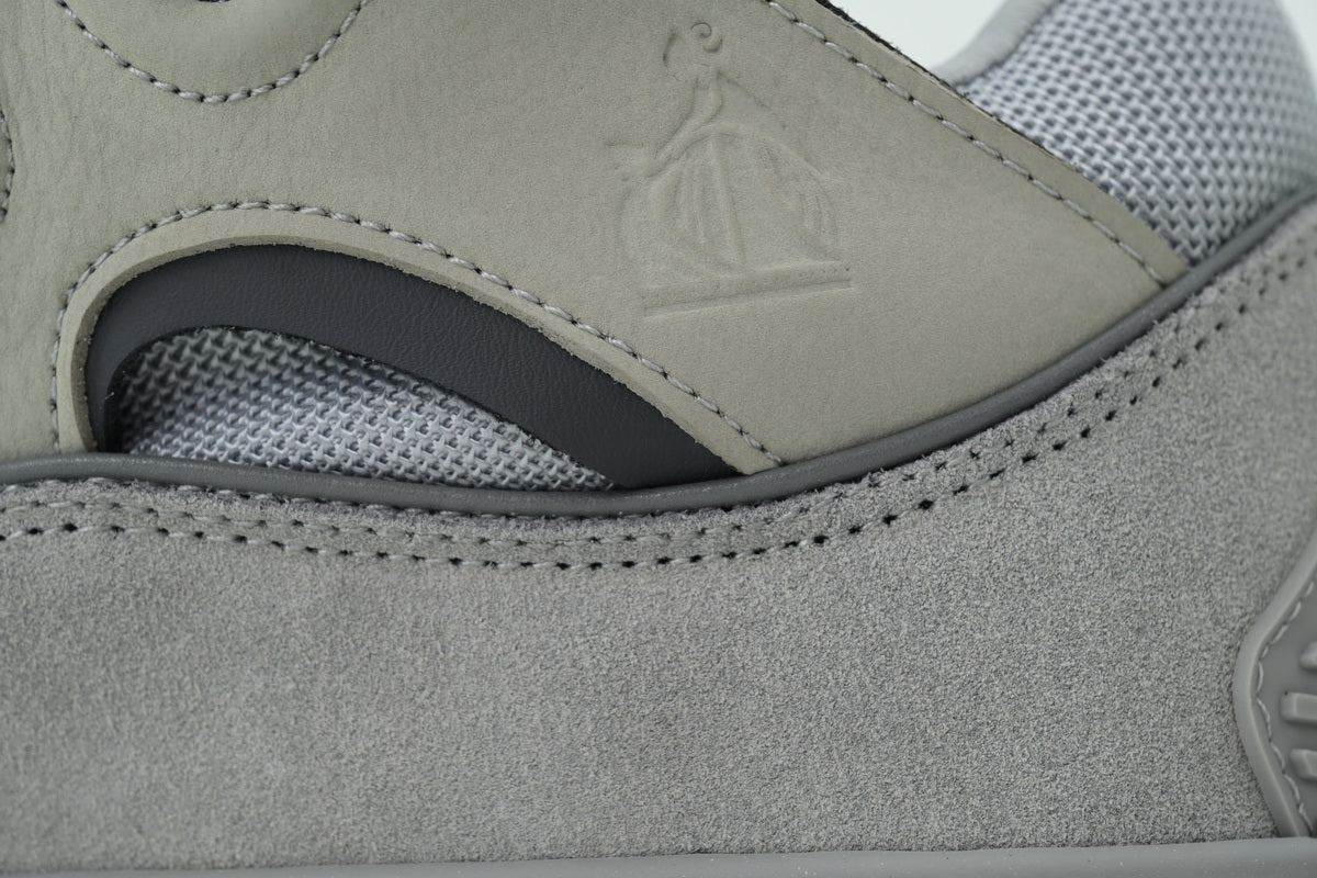 Lanvin Curb Low-Top Sneakers – Light Gray