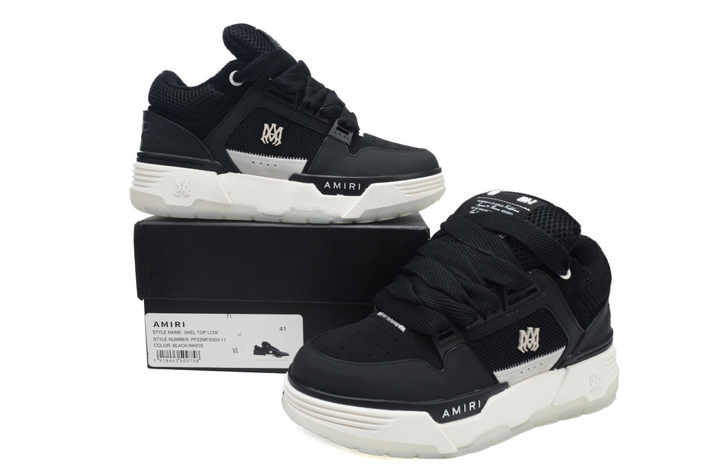 AMIRI Black and White Sneakers