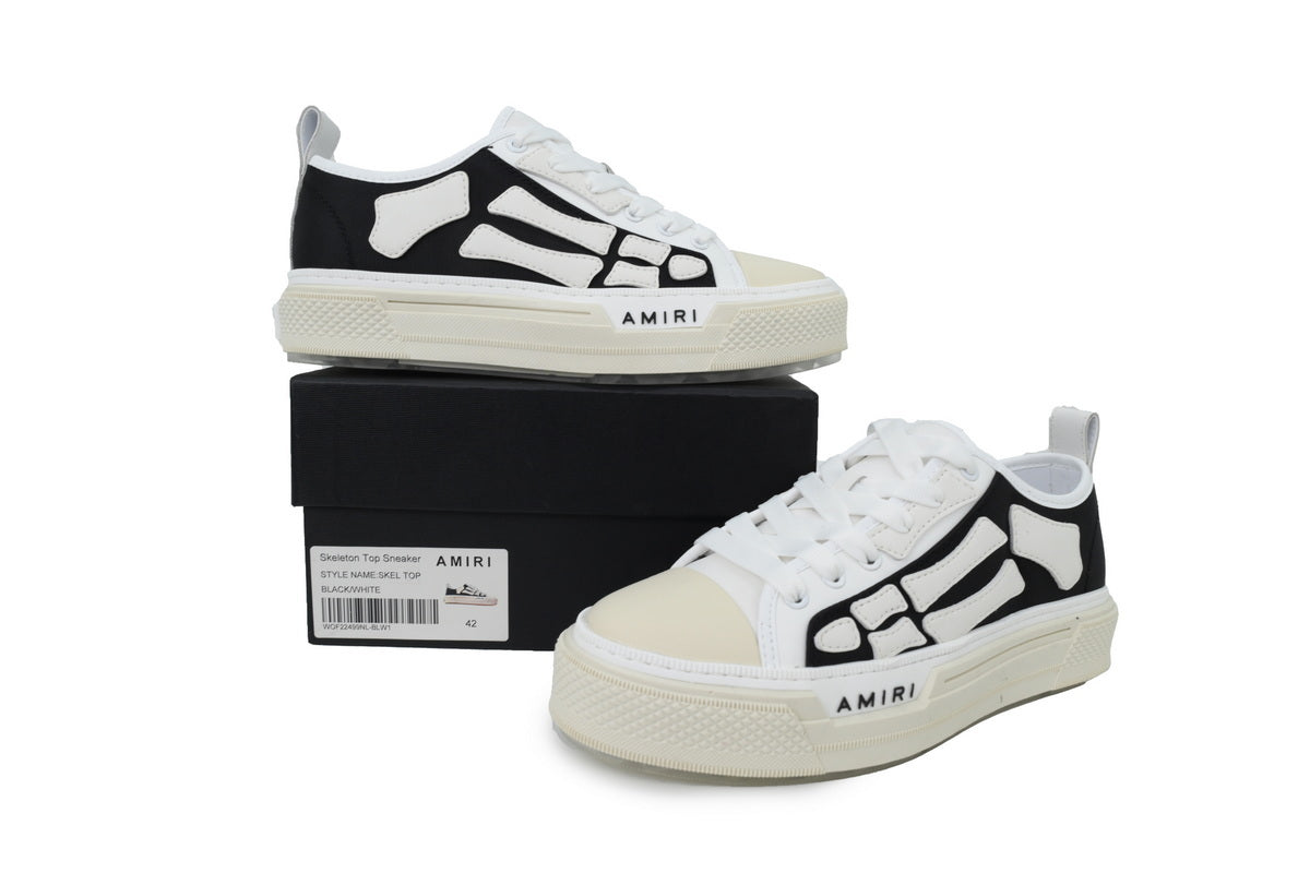 AMIRI Bone Black Sneakers