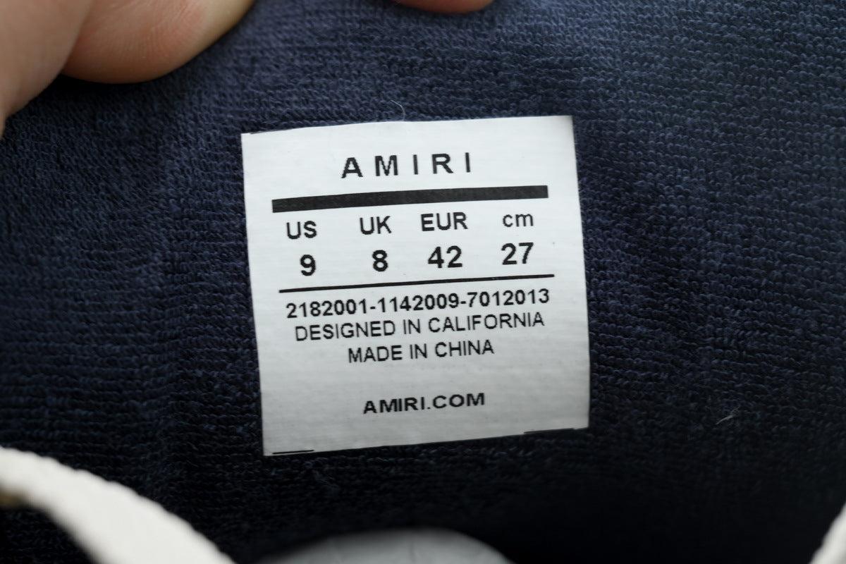 AMIRI Dark Blue Sneakers