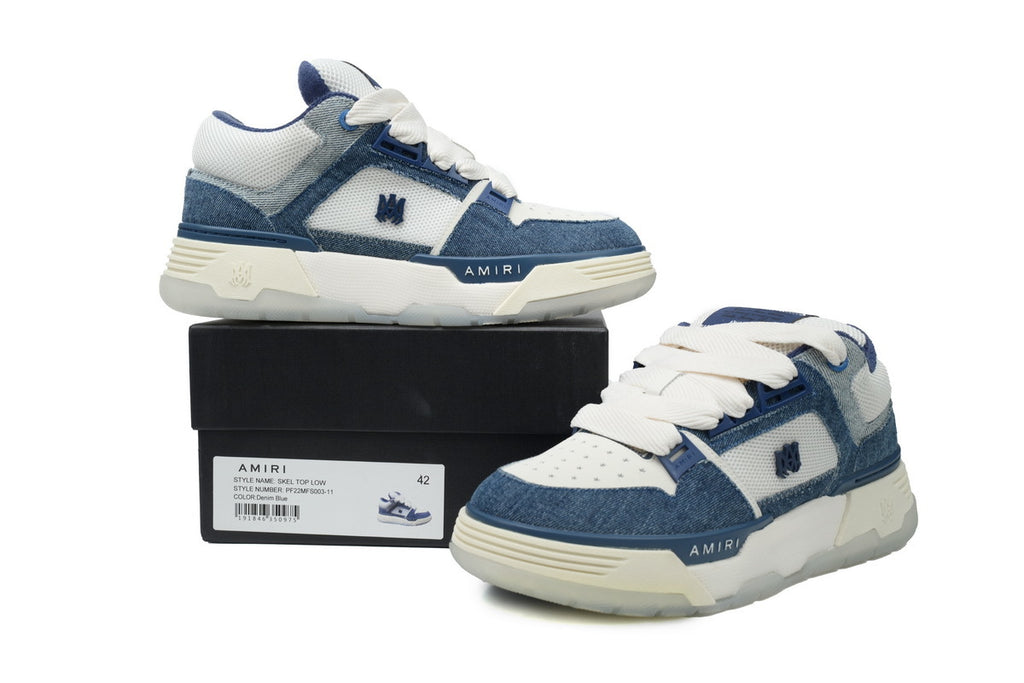 AMIRI Denim Blue Sneakers
