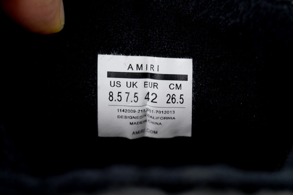 AMIRI Diamond All Black Sneakers