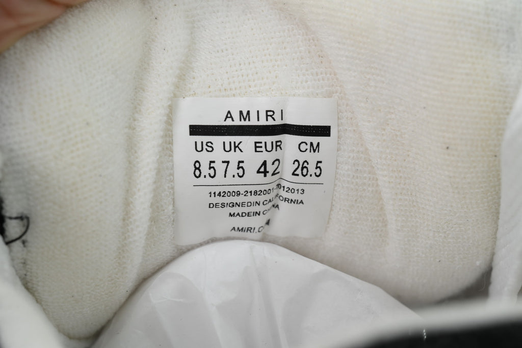 AMIRI Diamond Black White Sneakers