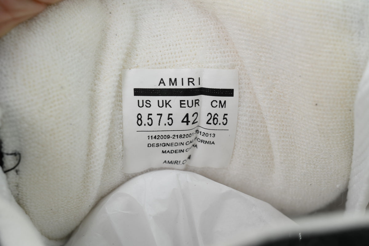AMIRI Diamond Black White Sneakers