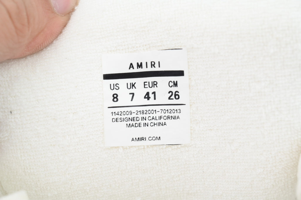 AMIRI Panda White Black Sneakers