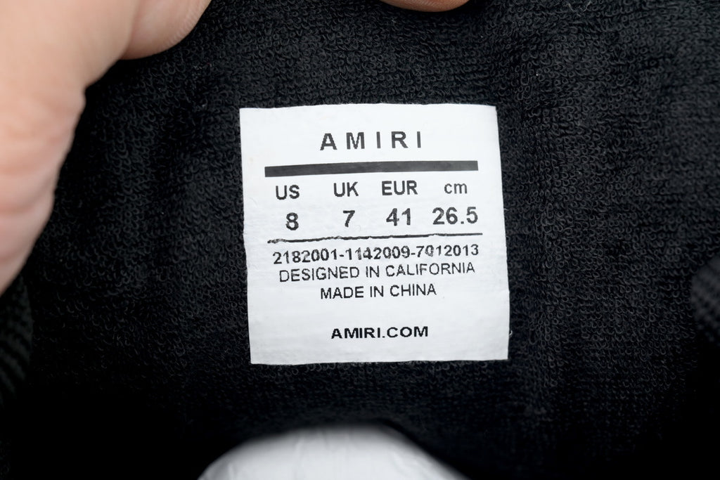AMIRI Black Diamond Sneakers
