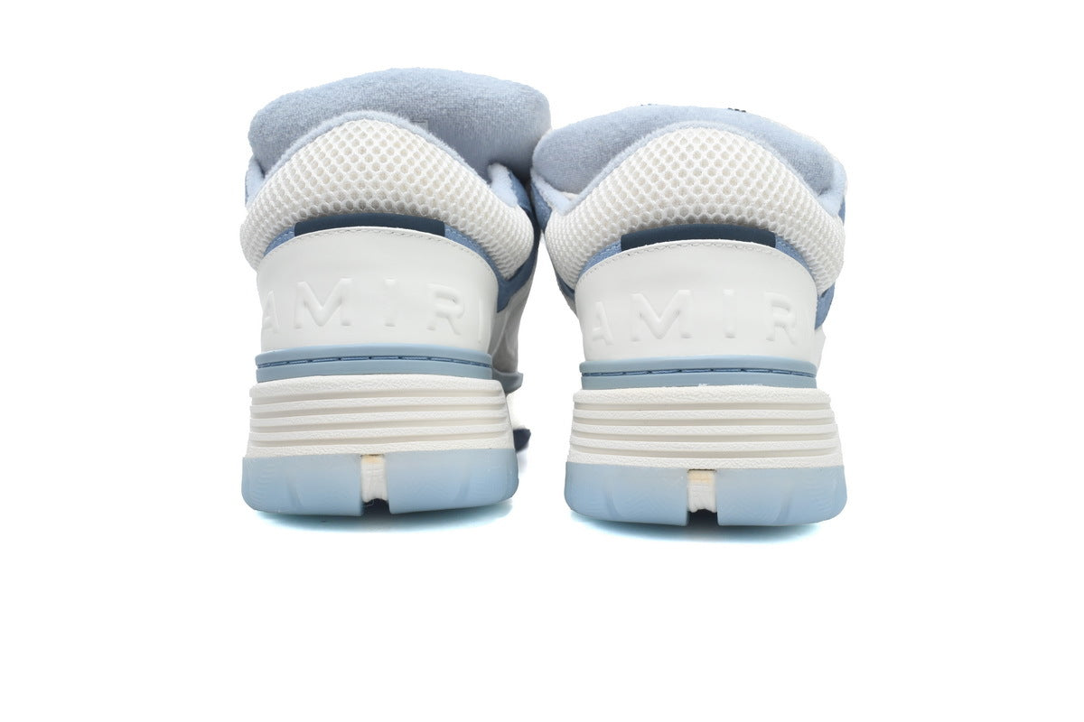 AMIRI White Blue Sneakers