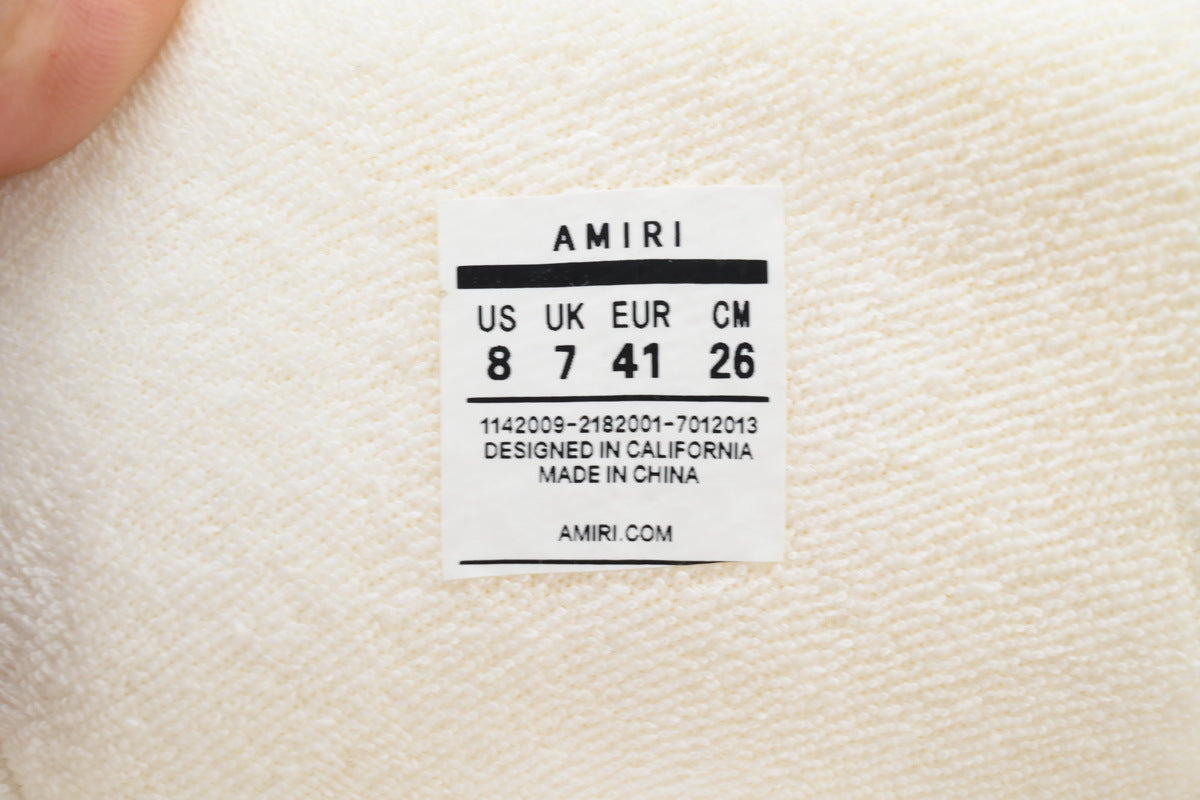 AMIRI White Gray Sneakers