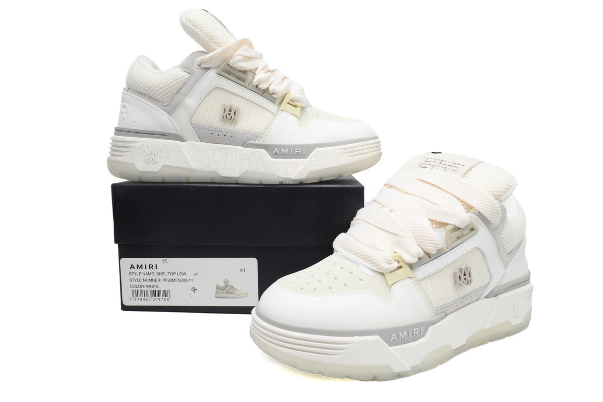 AMIRI White Gray Sneakers