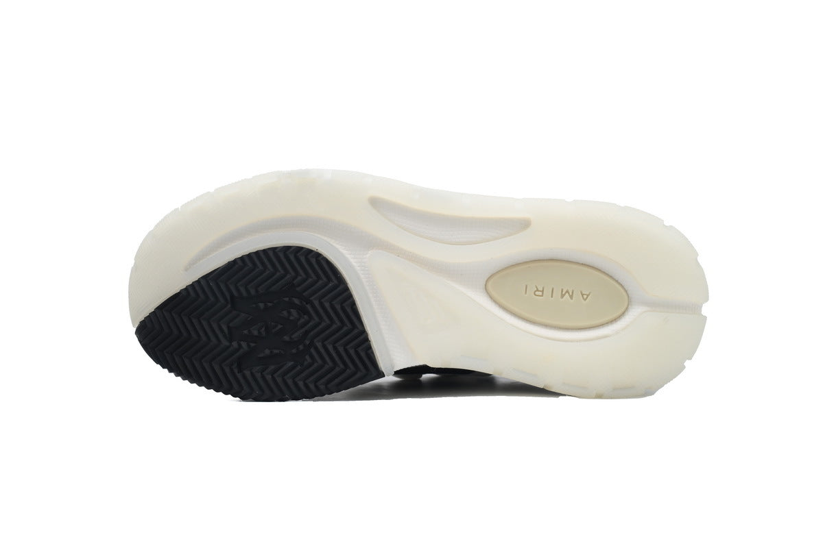 AMIRI White Gray Black Sneakers