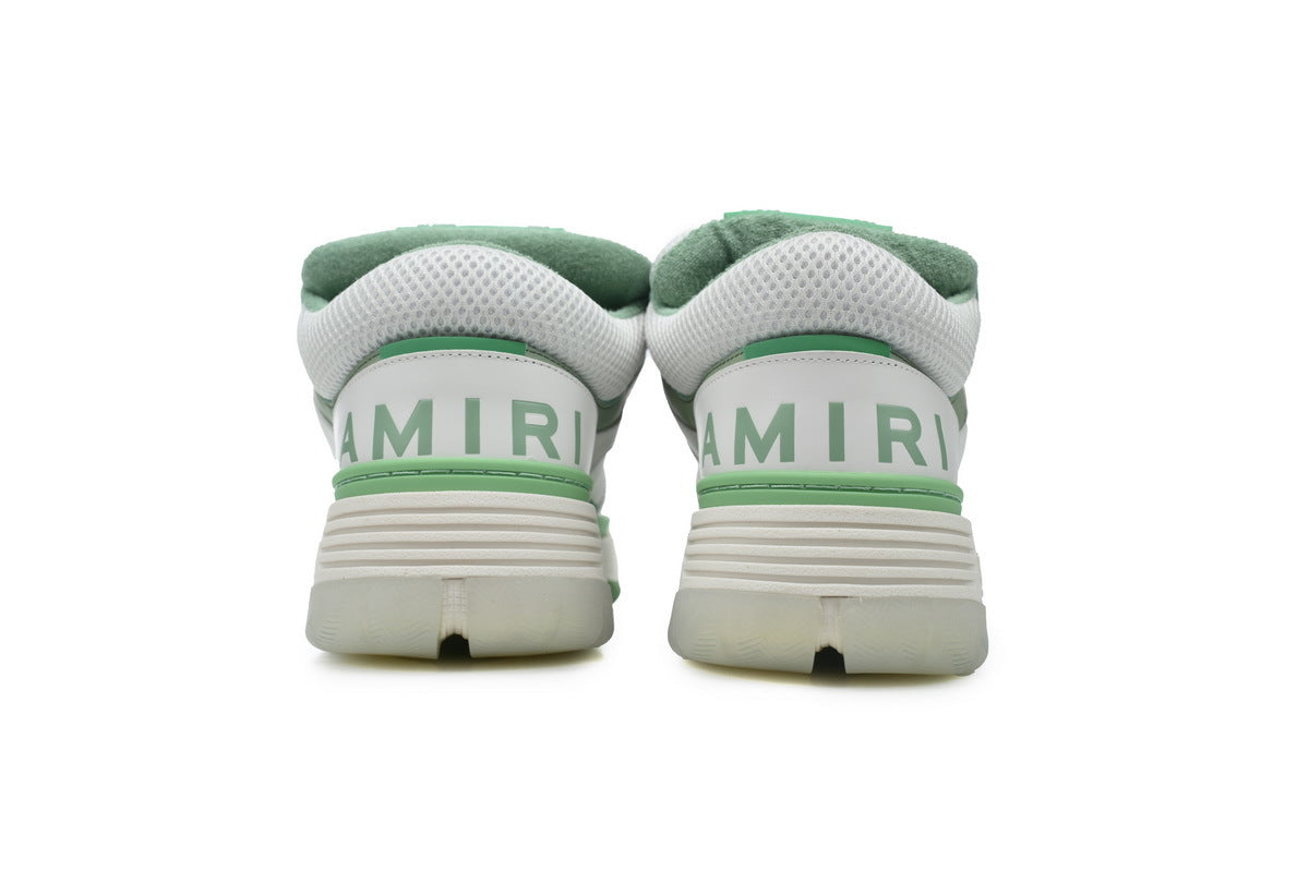 AMIRI White Green Sneakers
