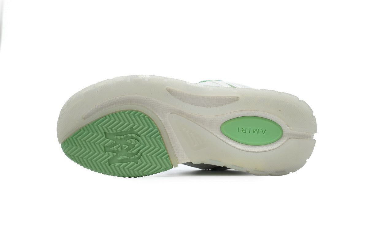 AMIRI White Green Sneakers
