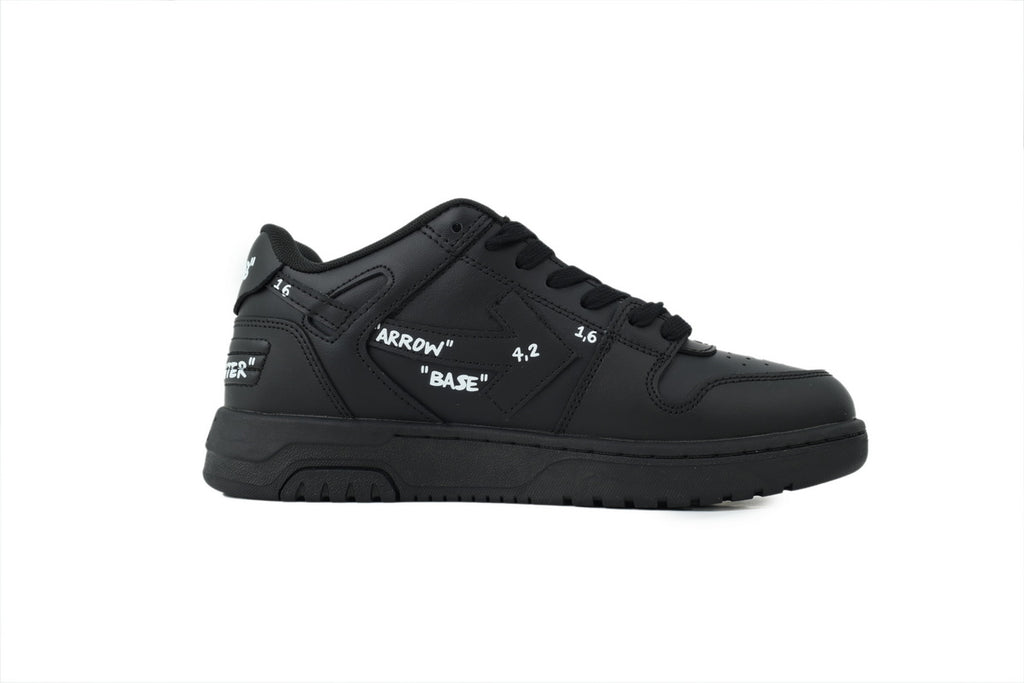 Off-White Out Of Office Low-Top Sneakers Black A