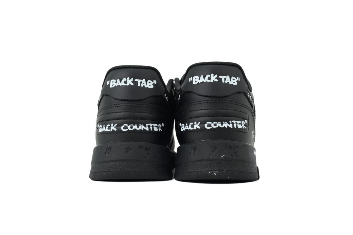 Off-White Out Of Office Low-Top Sneakers Black A