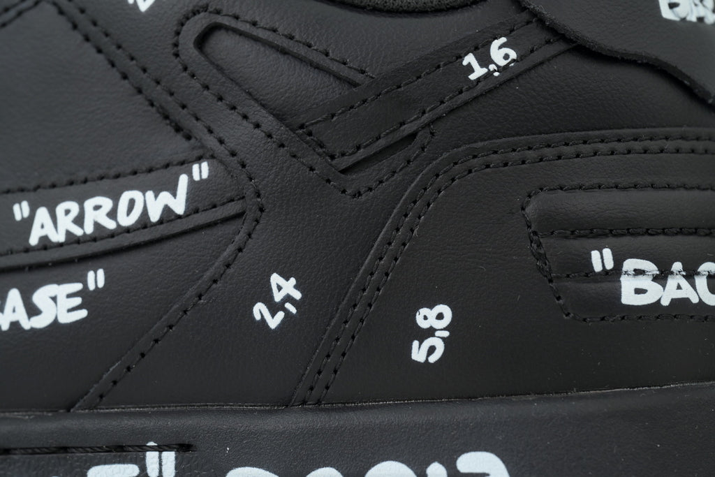 Off-White Out Of Office Low-Top Sneakers Black A
