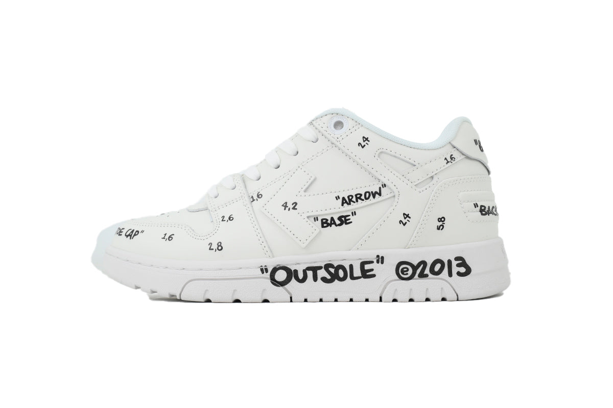 Off-White Out Of Office Low-Top Sneakers White A 03