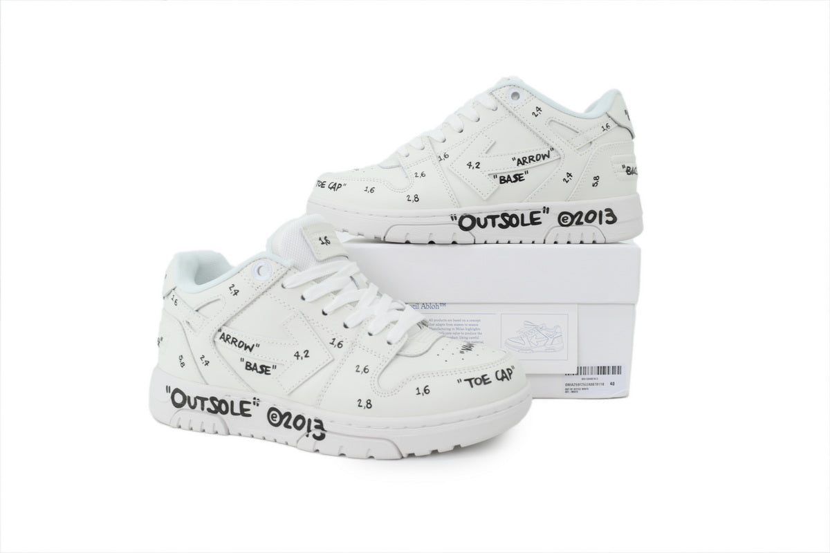 Off-White Out Of Office Low-Top Sneakers White A 03