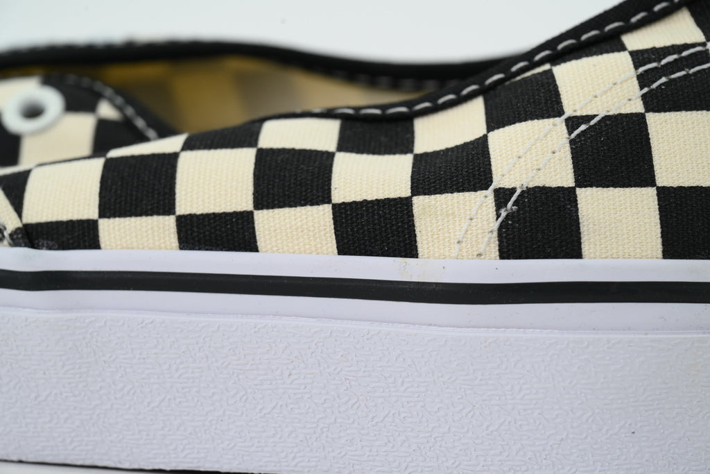 Vans Authentic Golden Coast Checkerboard Canvas Sneakers