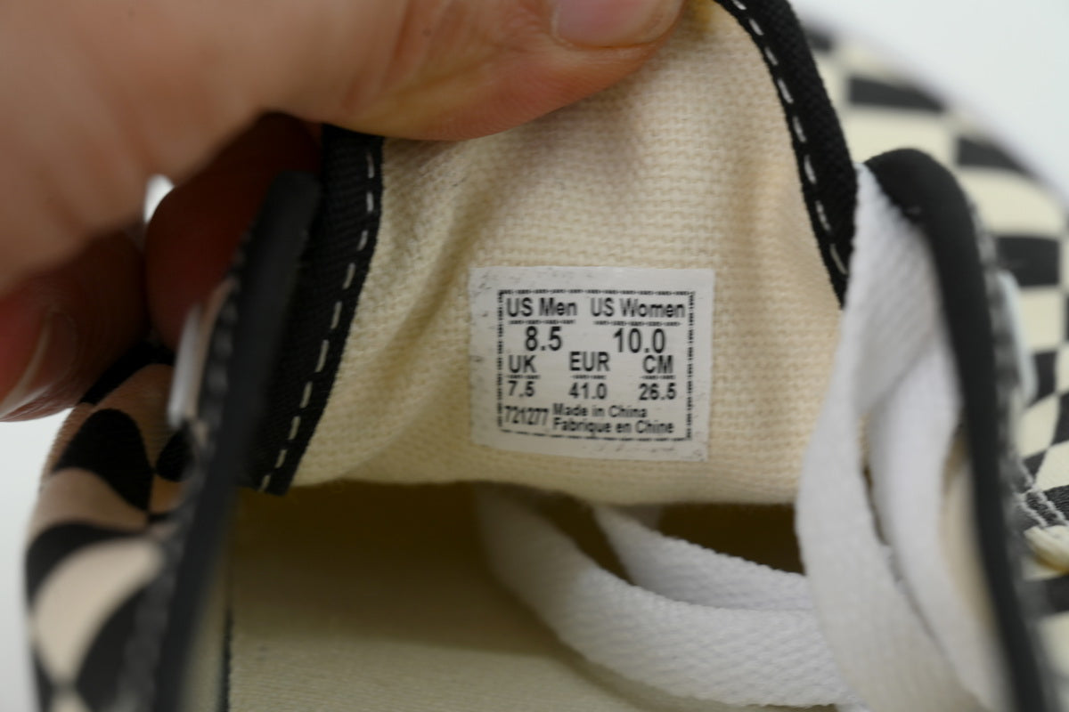 Vans Authentic Golden Coast Checkerboard Canvas Sneakers