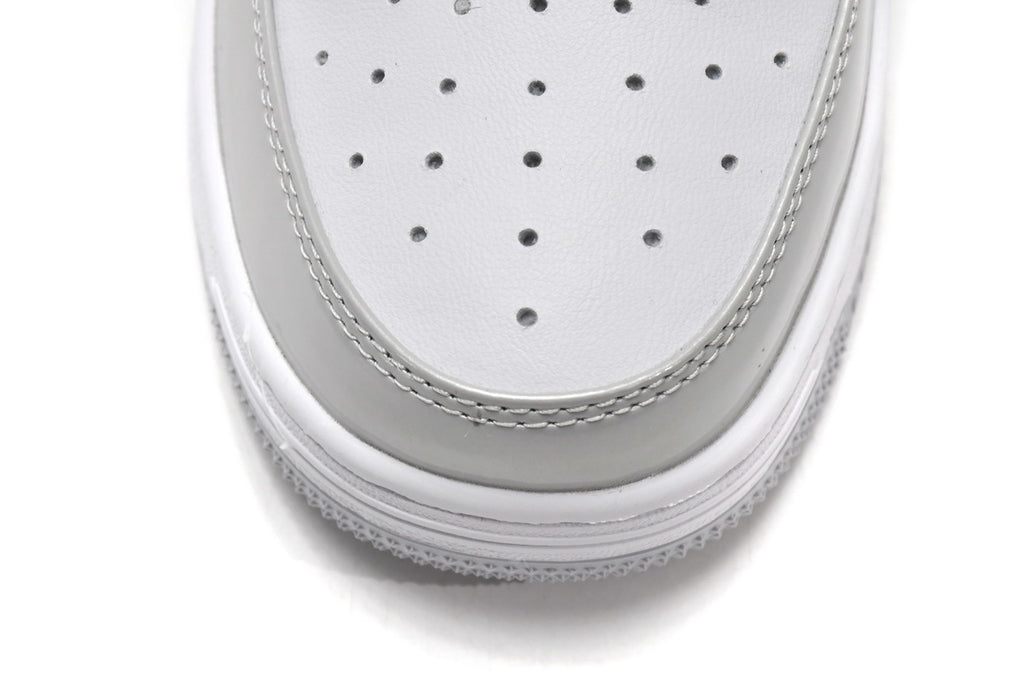 A BATHING APE BAPE STA Low White Grey Mirror Surface