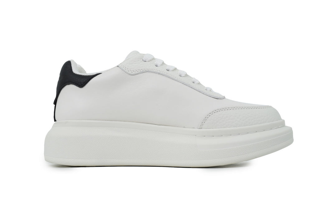 Alexander McQueen Oversized Sneakers – White & Black
