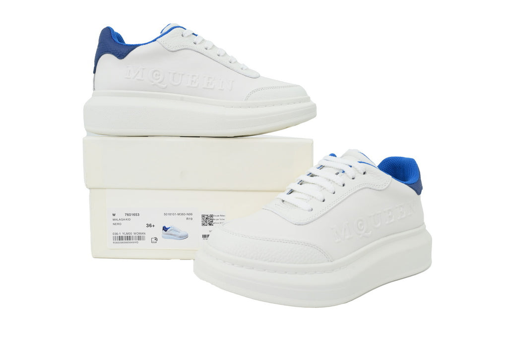 Alexander McQueen Oversized Sneakers – White & Blue