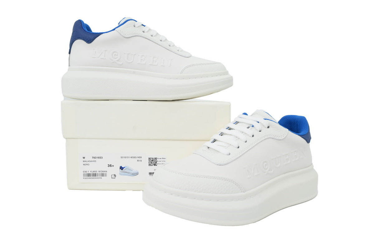 Alexander McQueen Oversized Sneakers – White & Blue