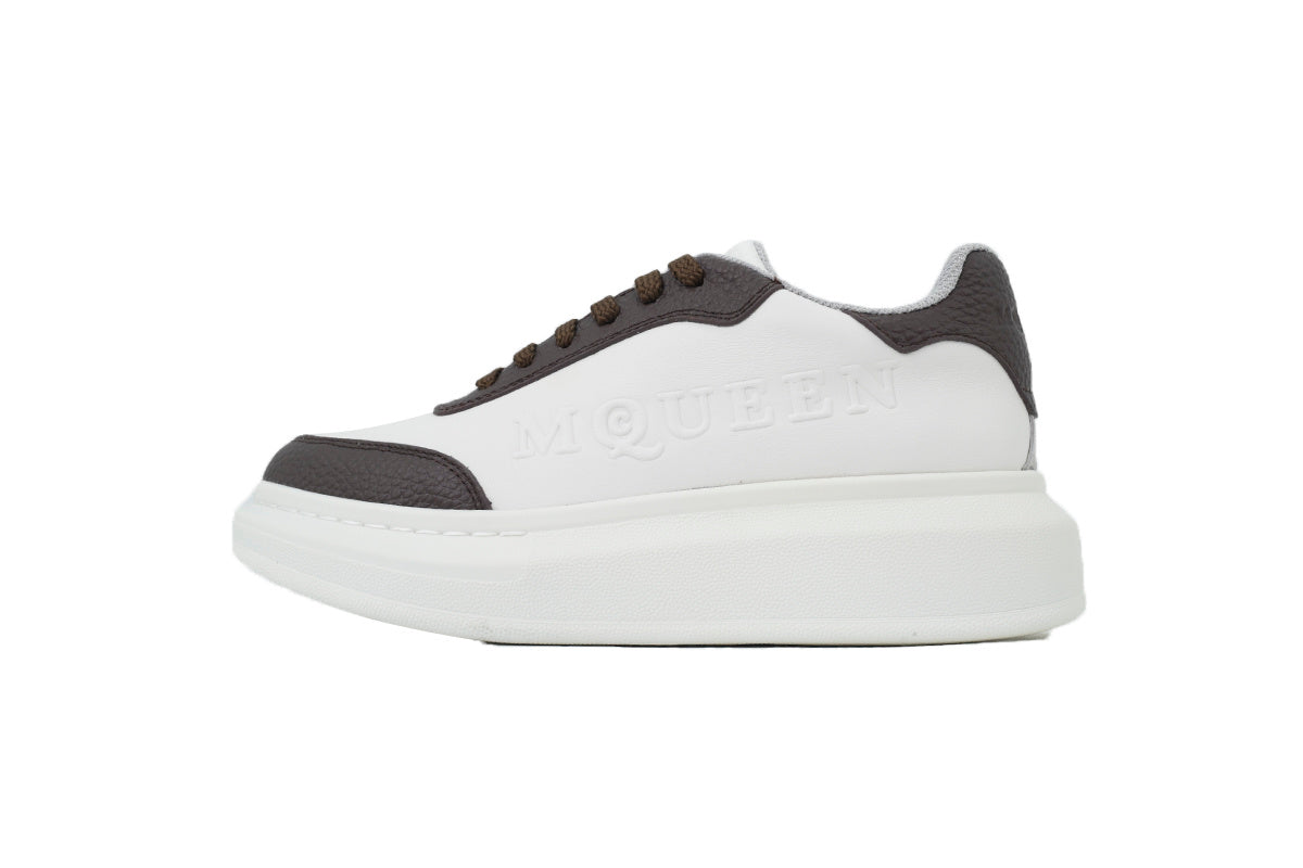Alexander McQueen Oversized Sneakers – White & Brown