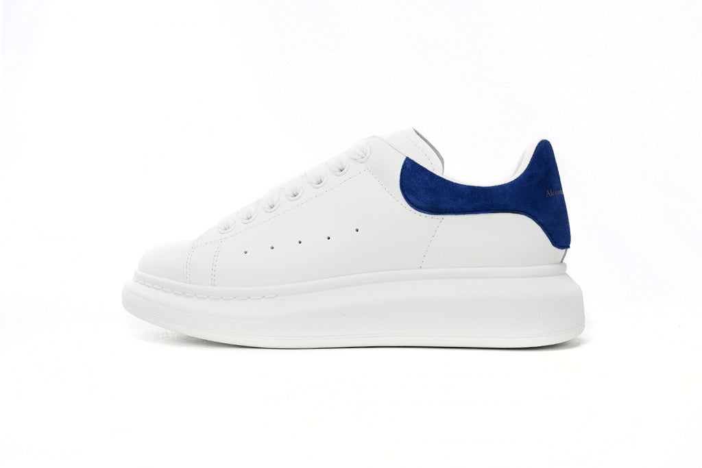 Alexander McQueen Deep Blue Velvet Men's Sneakers