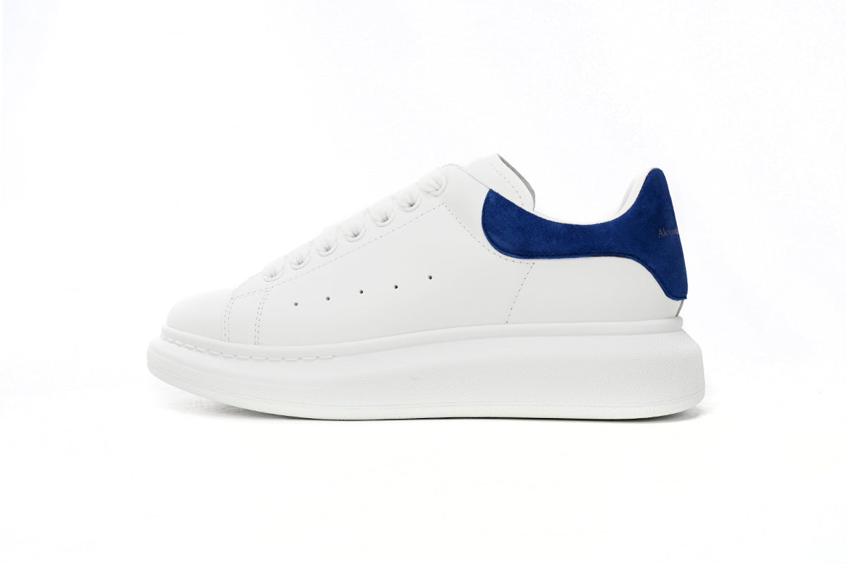 Alexander McQueen Deep Blue Velvet Men's Sneakers