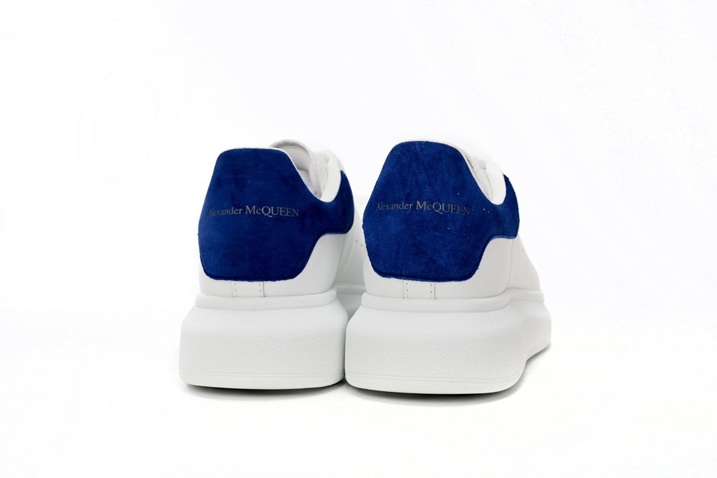 Alexander McQueen Deep Blue Velvet Men's Sneakers