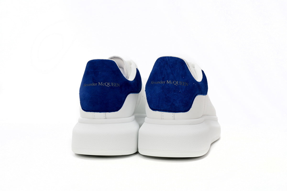 Alexander McQueen Deep Blue Velvet Men's Sneakers