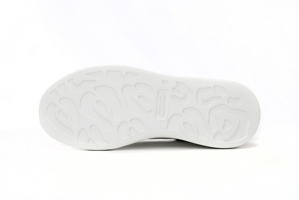 Alexander McQueen Gray Velvet Men's Sneakers