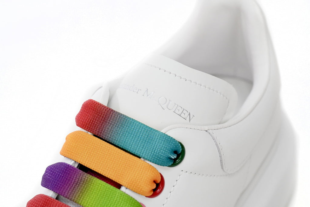 Alexander McQueen Men's White Paper Sneakers
