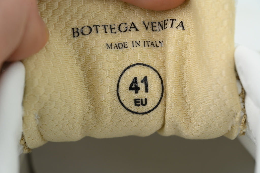 Bottega Veneta Orbit Beige Mesh Sneakers