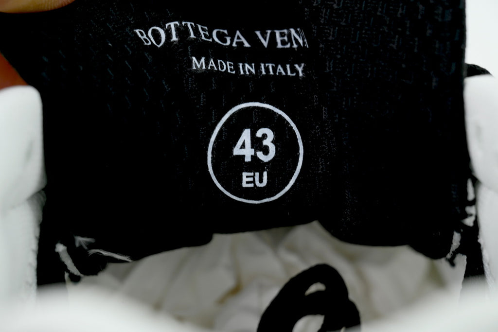 Bottega Veneta Orbit Black Silver Mesh Sneakers