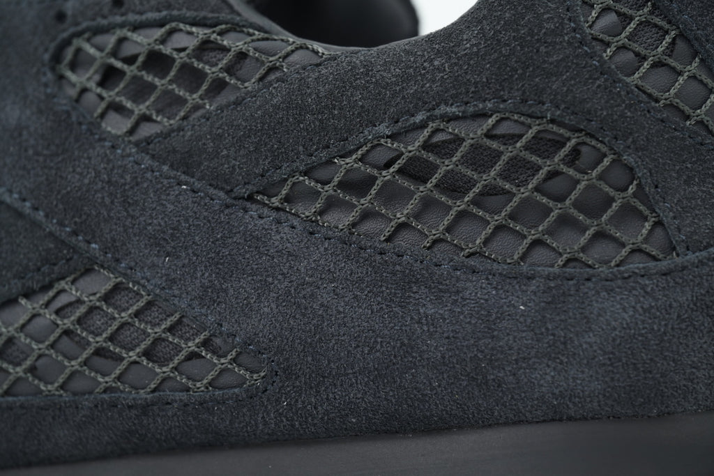 Bottega Veneta Orbit Black Suede Mesh Sneakers